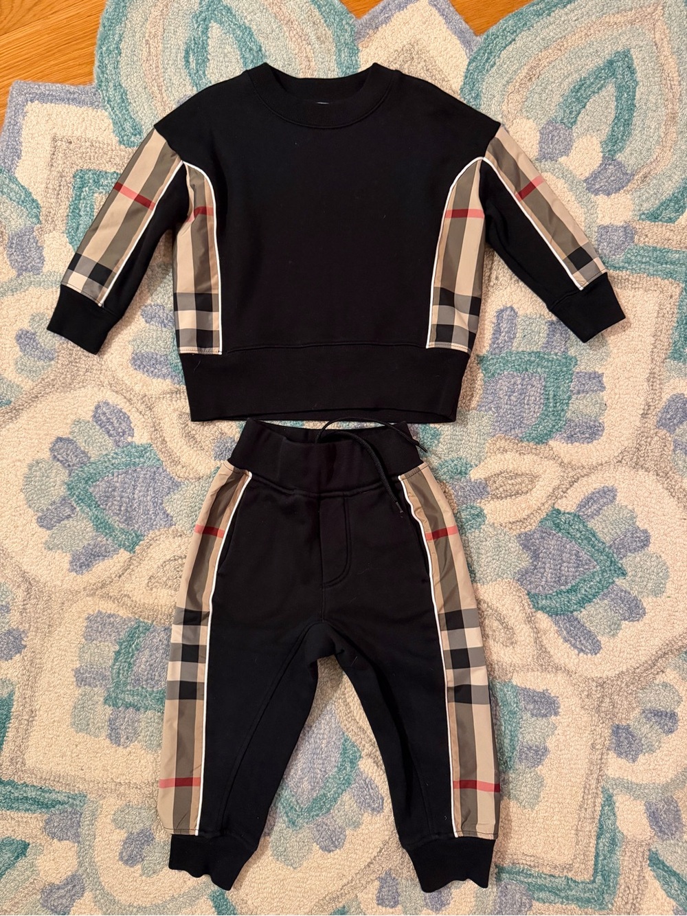 Burberry Boys Nolan Joggers and matching Burberry Boys Crewneck Sweatshirt